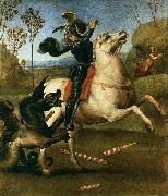 St George Fighting the Dragon RAFFAELLO Sanzio